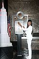 naomi campbell shows her support for red nose day at empire state building 10