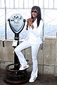 naomi campbell shows her support for red nose day at empire state building 21