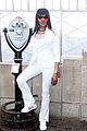 naomi campbell shows her support for red nose day at empire state building 25