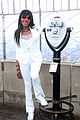 naomi campbell shows her support for red nose day at empire state building 27
