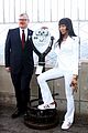 naomi campbell shows her support for red nose day at empire state building 30