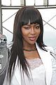 naomi campbell shows her support for red nose day at empire state building 45