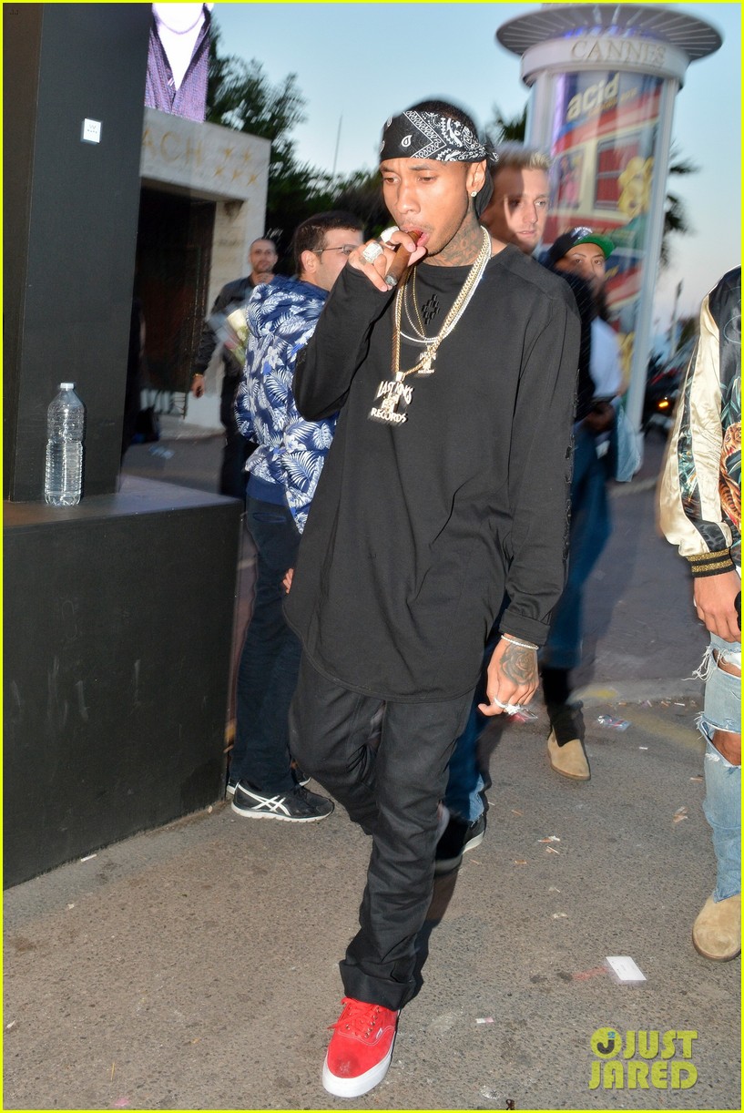 tyga parties with scott disick in cannes following his split from kylie jenner 343660974