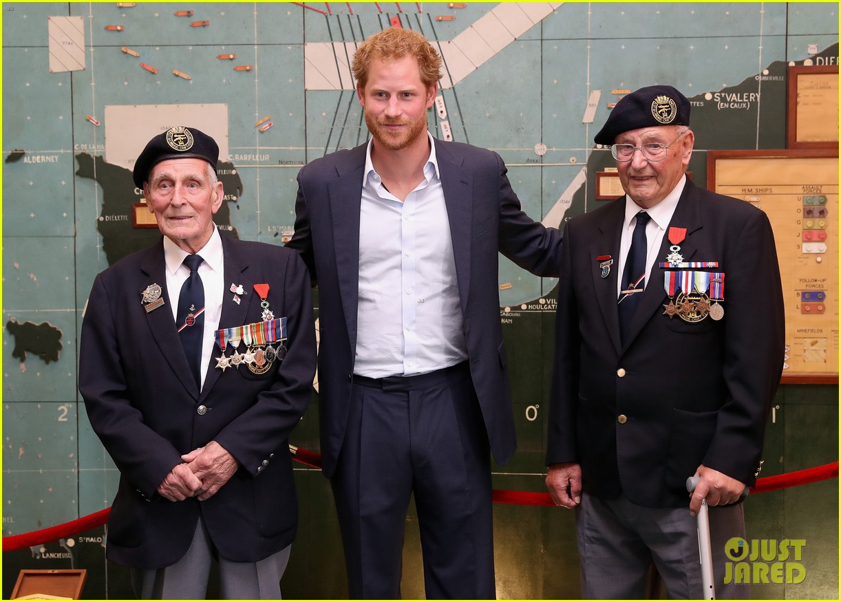 Prince Harry Gets a Fashion Lesson From a 91YearOld Veteran Photo