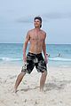 josh henderson graham rogers shirtless beach volleyball 03