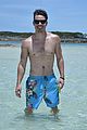 josh henderson graham rogers shirtless beach volleyball 05