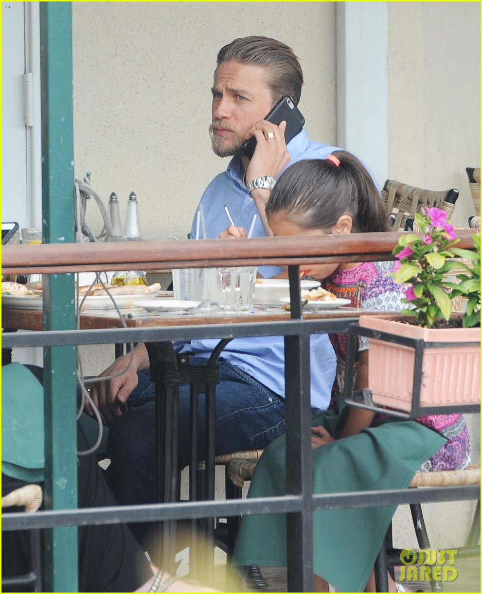 charlie hunnam hits the gym then cleans up for lunch 15