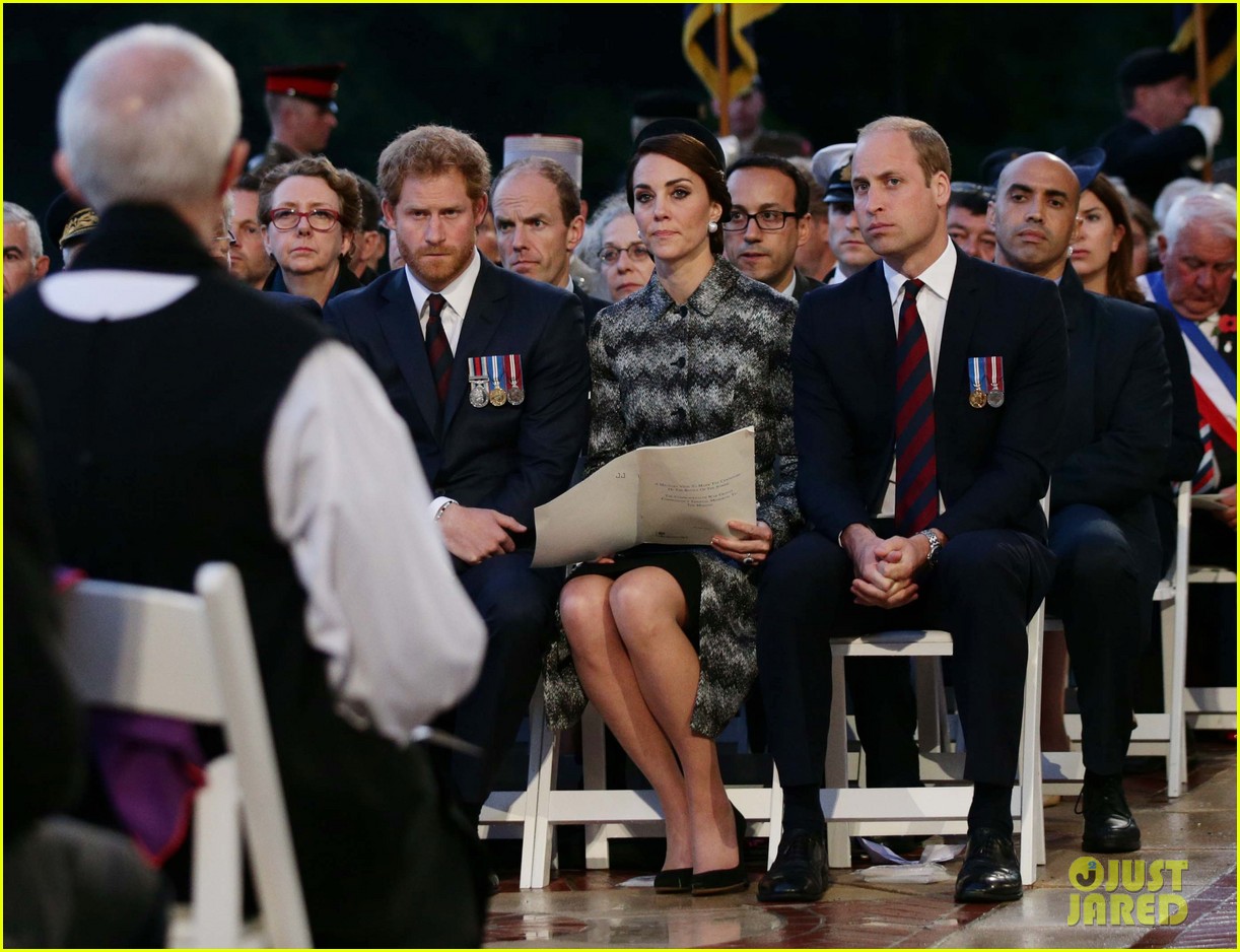 Kate Middleton & Prince William Commemorate WWI Battle with Prince