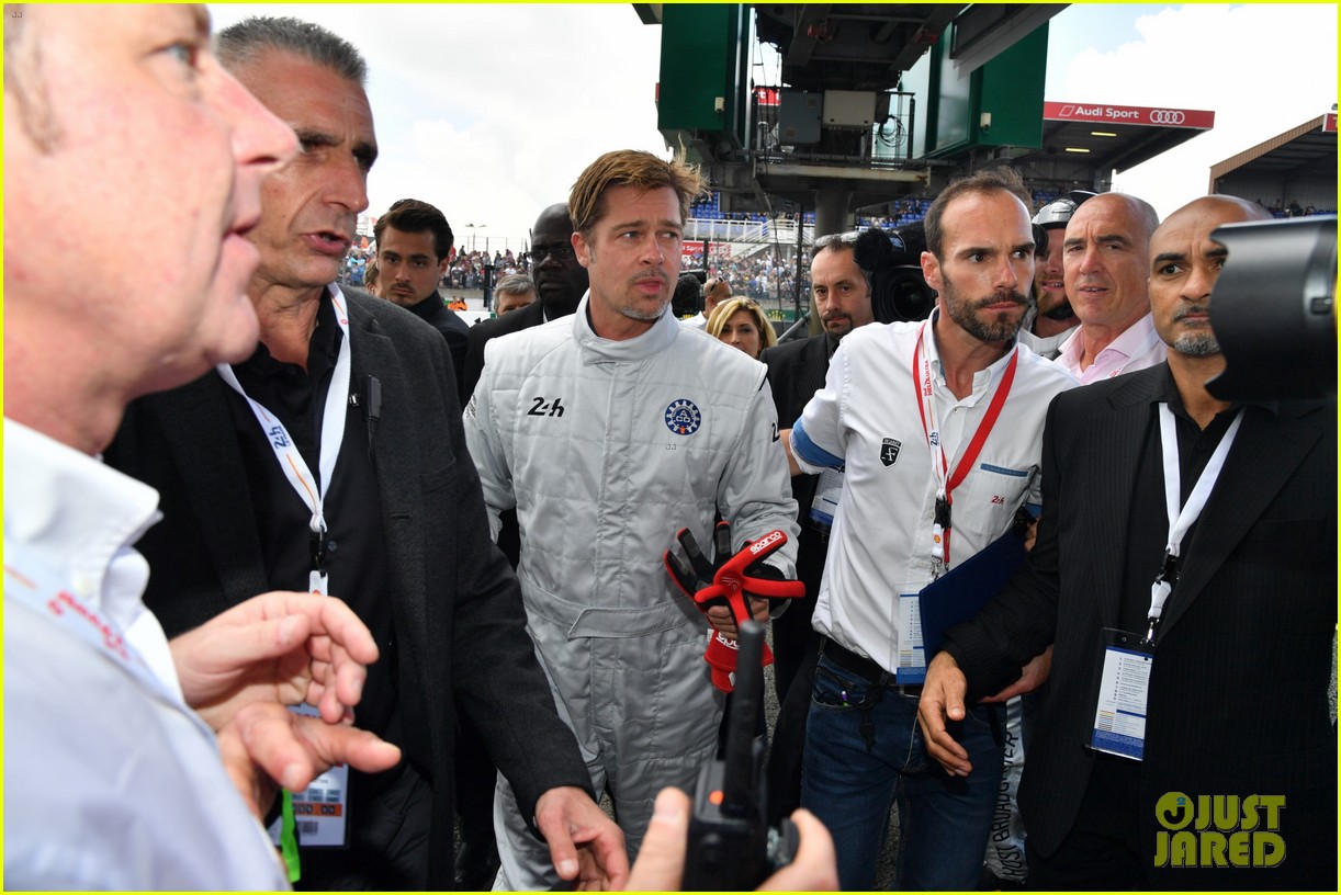 brad pitt becomes a race car driver at le mans 24 hours event 163685758