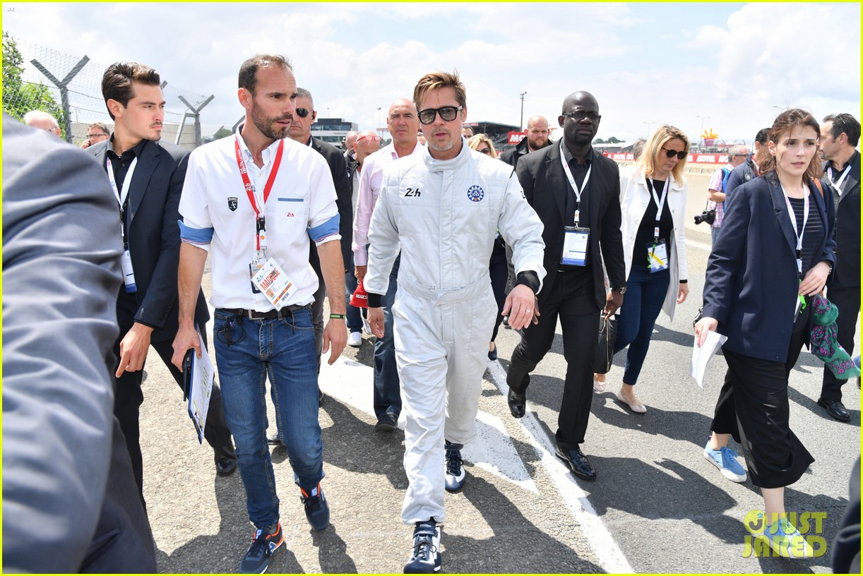 brad pitt becomes a race car driver at le mans 24 hours event 223685764