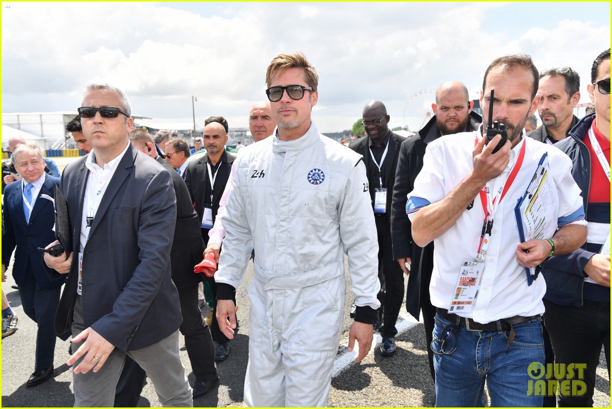 brad pitt becomes a race car driver at le mans 24 hours event 233685765