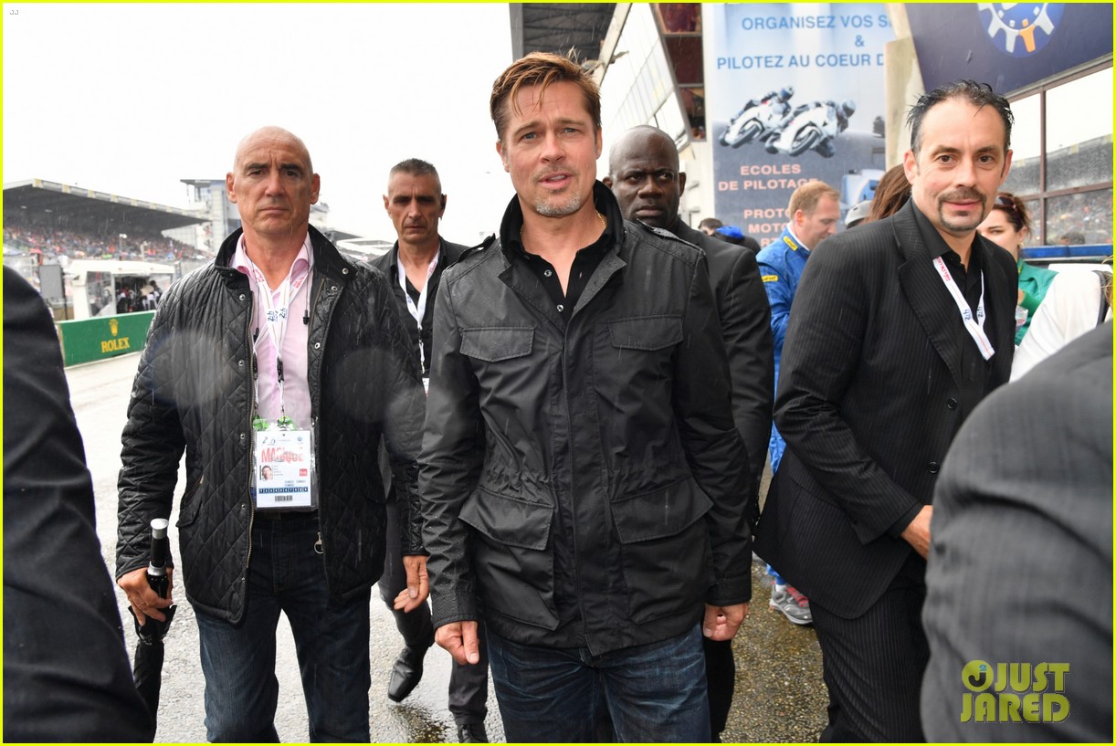 brad pitt becomes a race car driver at le mans 24 hours event 313685773