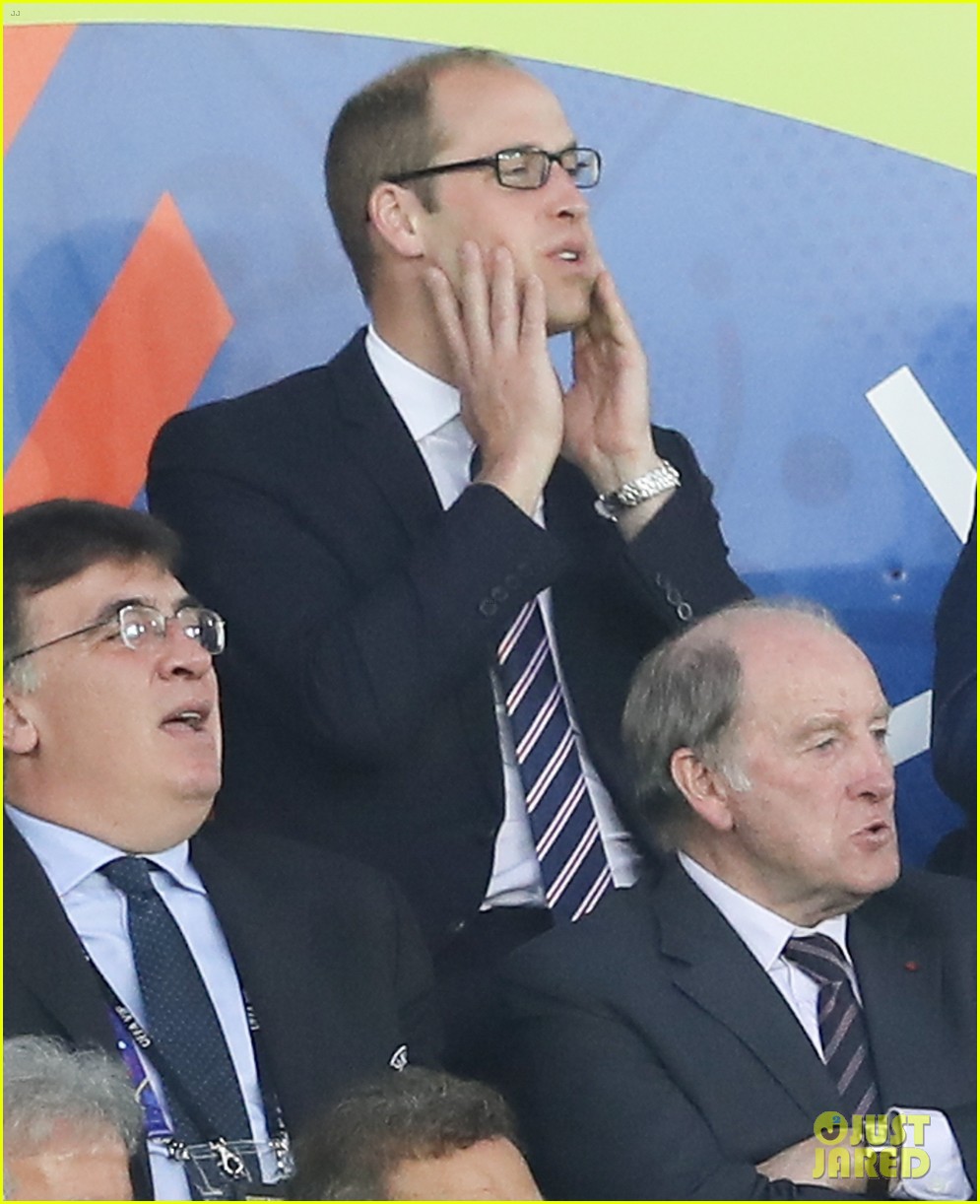 Prince William Attends Soccer Match as Prince Harry Plays Rugby! Photo