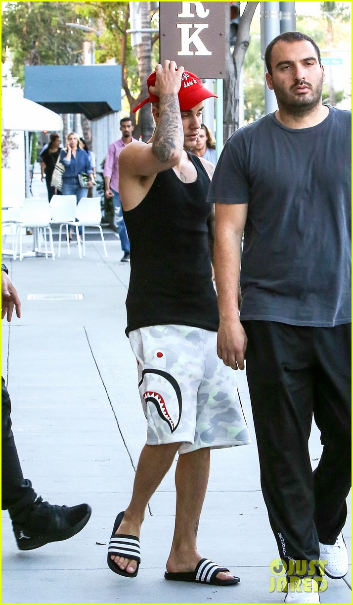 justin bieber beverly hills before cold water 143712901