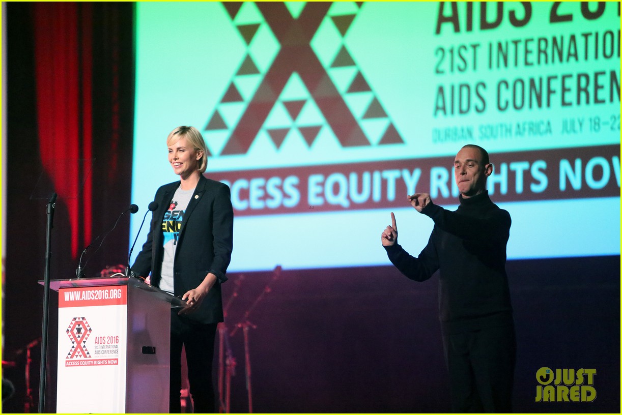 charlize theron speaks out at the international aids conference 083710244
