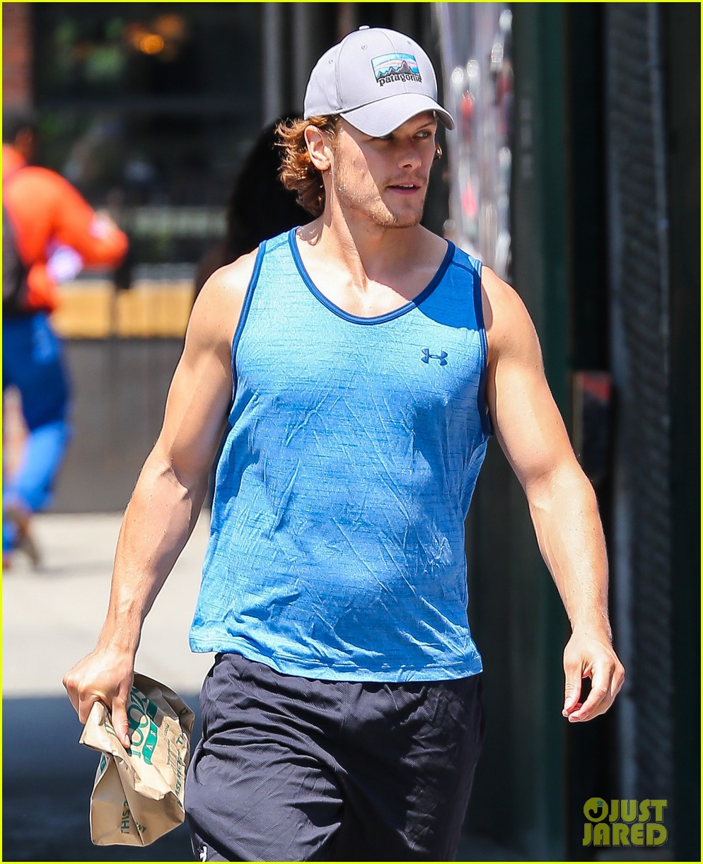 sam heughan works out in nyc 023712749