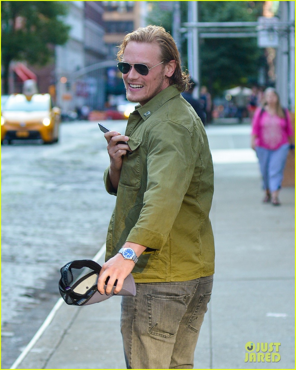 sam heughan works out in nyc 073712754