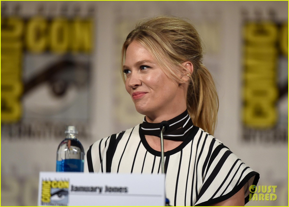 january jones other fox stars promote shows at comic con 21