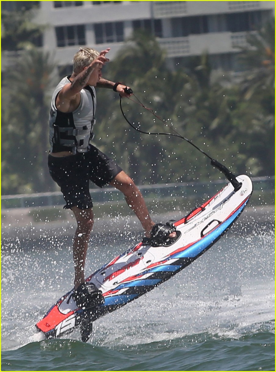 justin bieber hangs on yacht brother jaxon and female friend 343699575