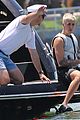 justin bieber hangs on yacht brother jaxon and female friend 07