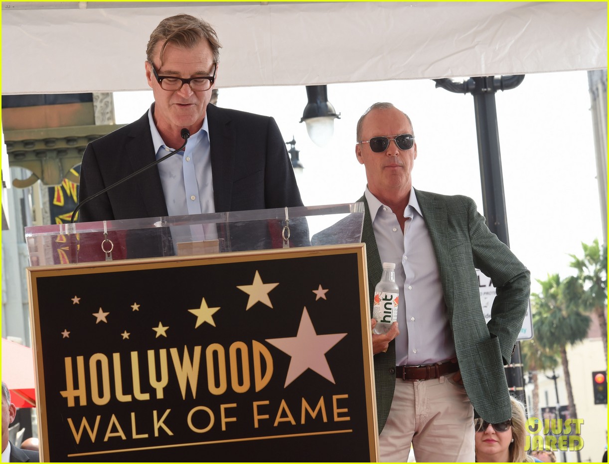 michael keaton gets honored by son sean douglas at hollywood walk of fame ceremony 153720869