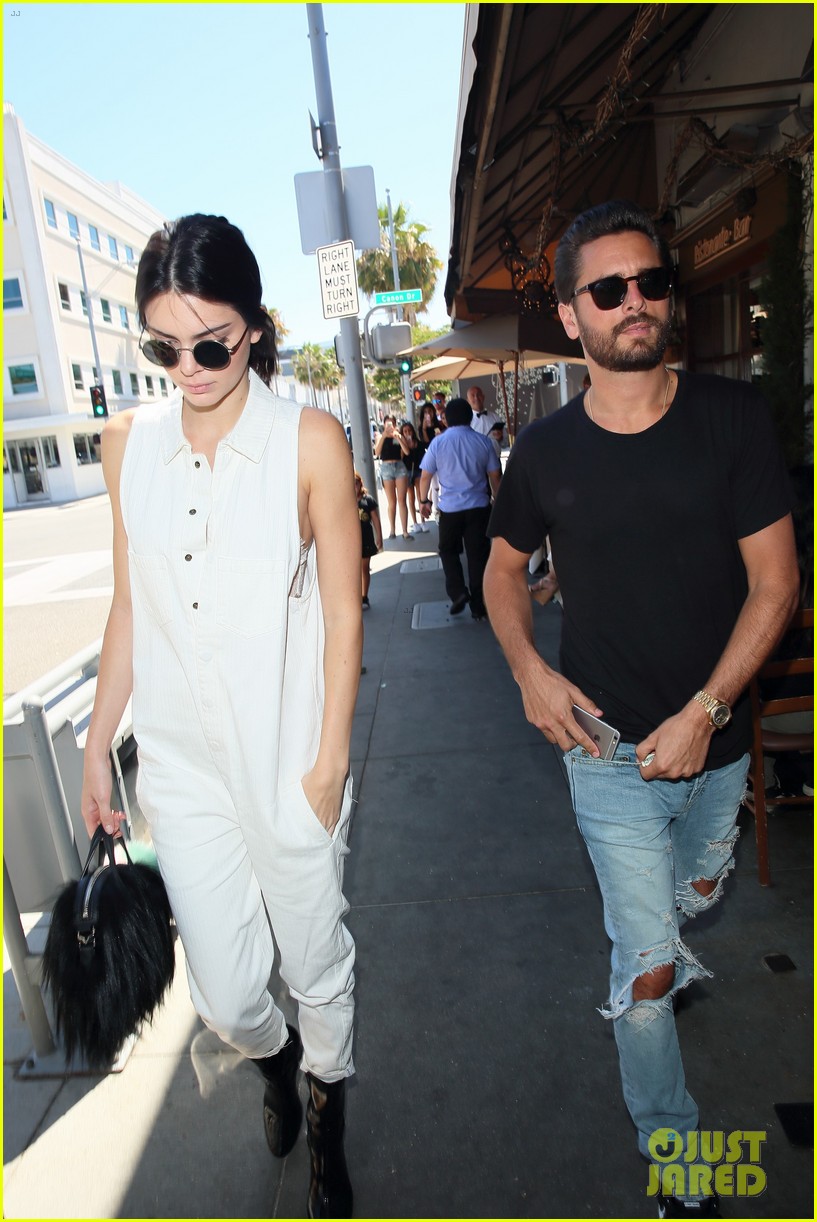 Kendall Jenner & Scott Disick Grab Lunch to Kick Off Holiday Weekend