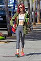 lily collins byrdie glam 20s look yoga workout 11