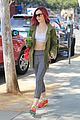 lily collins byrdie glam 20s look yoga workout 23