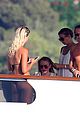 lindsay lohan red bathing suit italy 17
