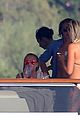 lindsay lohan red bathing suit italy 26