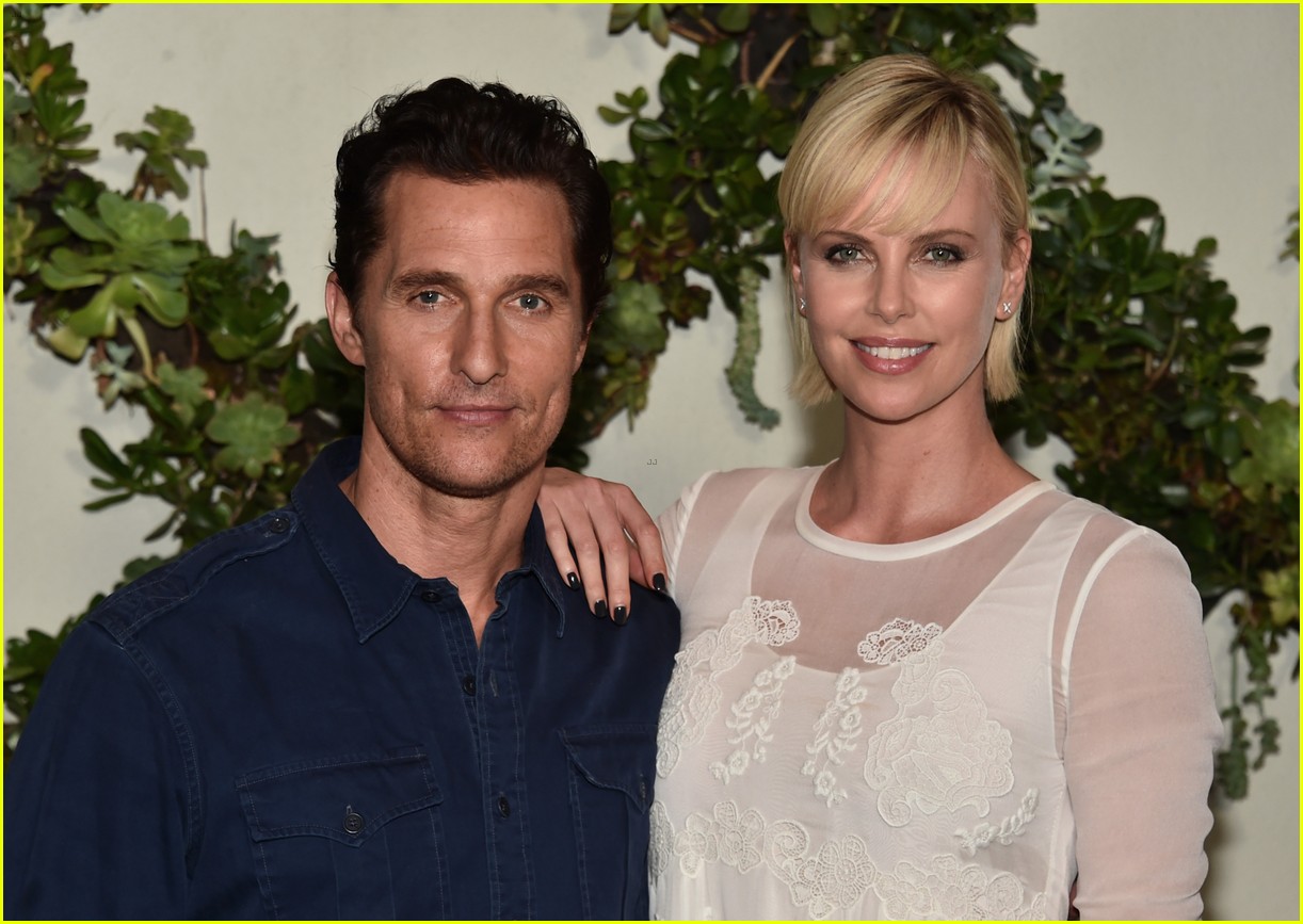 Matthew McConaughey & Charlize Theron Promote Animated Film