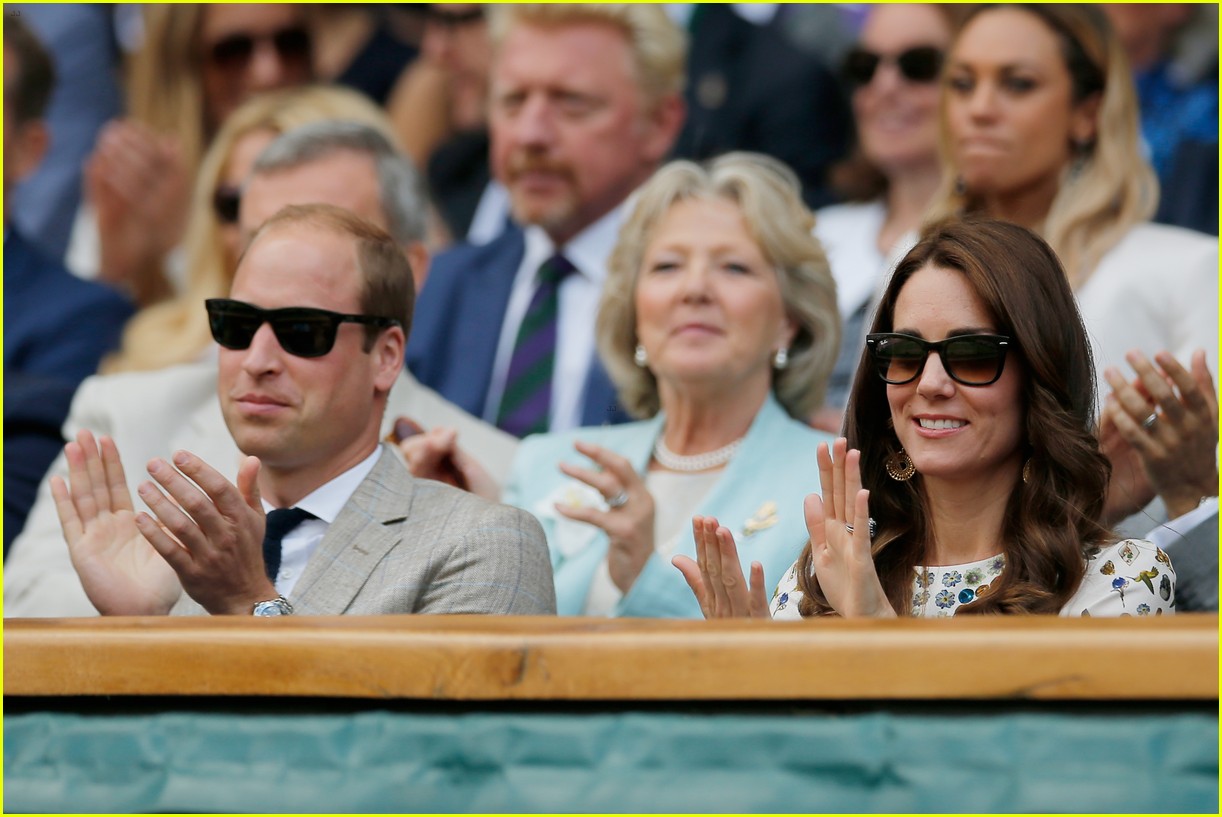 kate middleton prince william support andy murray at wimbledon 08