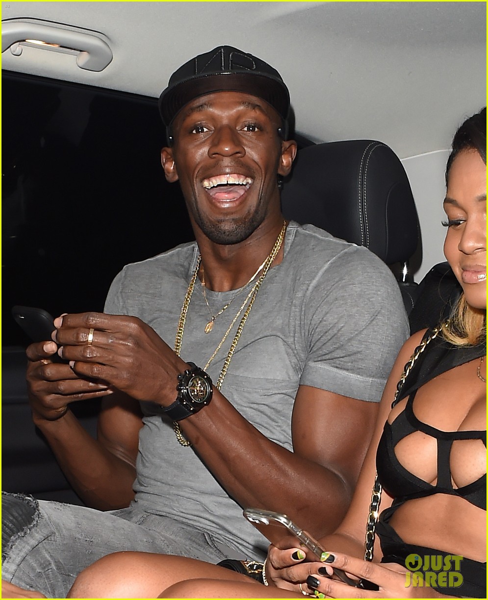 usain bolt parties in london 103741068