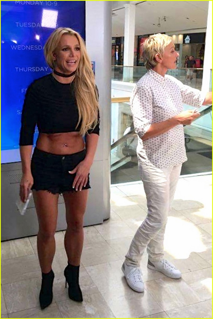 britney spears hits the mall with ellen degeneres 063745664