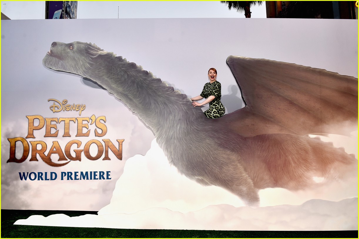 bryce dallas howard flies with elliot at petes dragon premiere 10