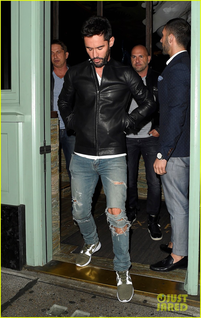 Gerard Butler Hangs Out in London with JeanBernard FernandezVersini