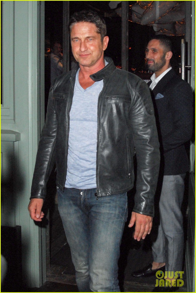 Gerard Butler Hangs Out in London with JeanBernard FernandezVersini