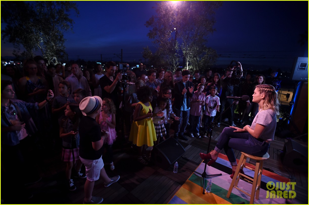 olivia holt performs live at just jared jr disney mix launch party 313738036