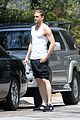 charlie hunnam bares his toned physique in a tank top 06