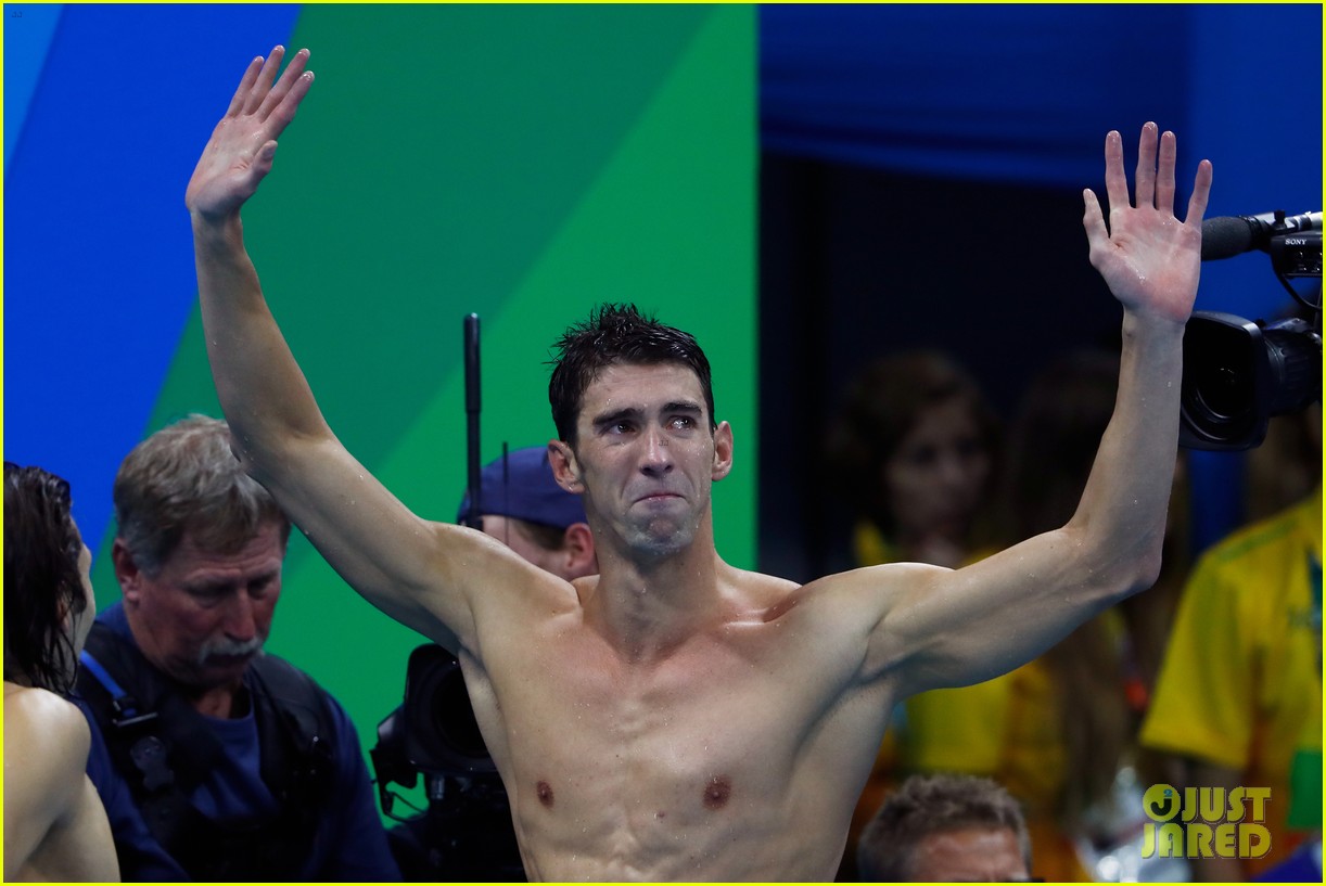 michael phelps wins 23rd gold medal during his last ever olympic swim366063733141