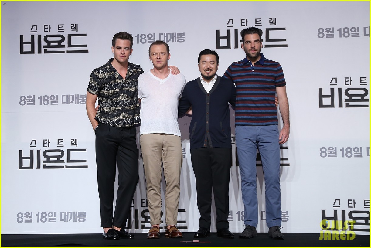 chris pine zachary quinto bring star treks message of unity to seoul 073735299