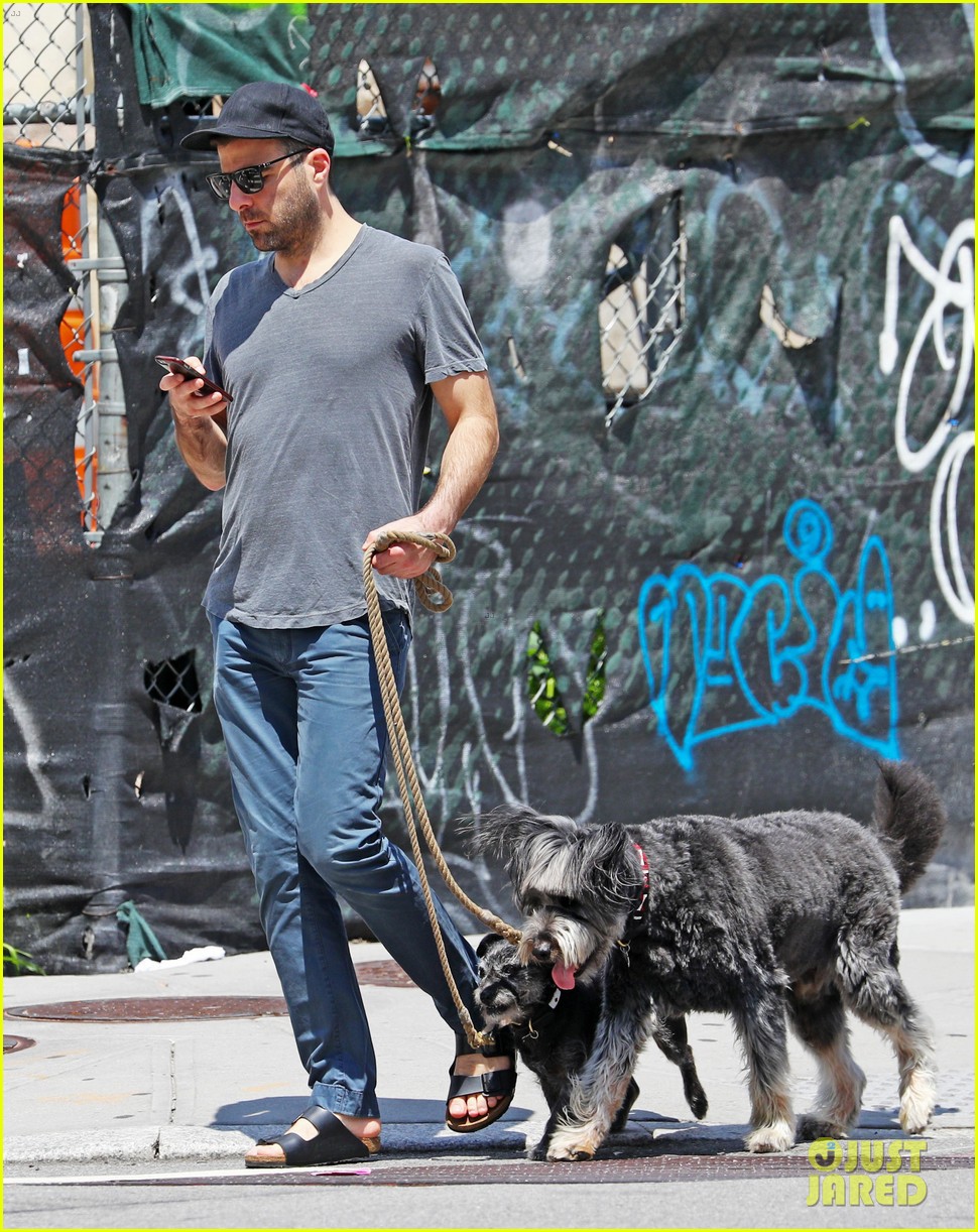 zachary quinto and miles mcmillan take their dogs for a walk in nyc 033725182