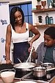 kelly rowland rocks new bob haircut at bens beginners cooking contest launch 01