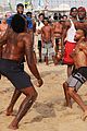 team usas olympic basketball team hang out on the beach in rio 03