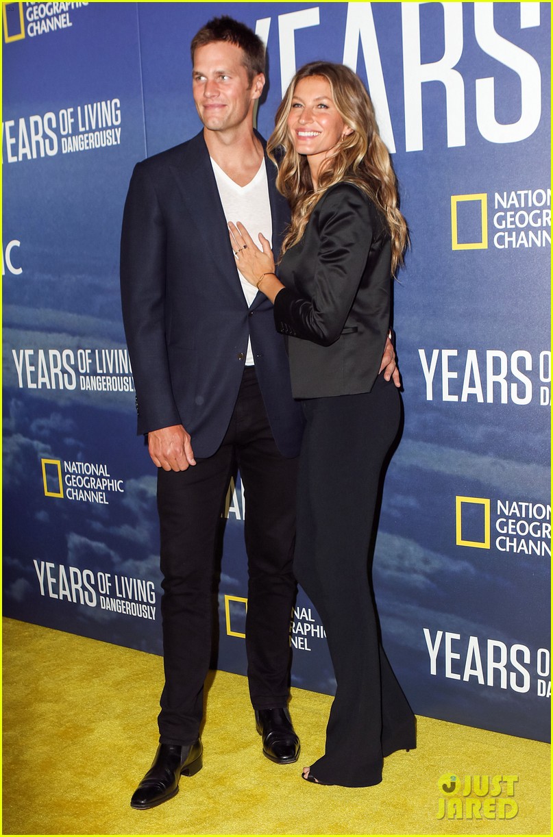 tom brady gisele bundchen have date night at years of living dangerously premiere 463766910