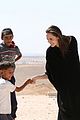 angelina jolie meets children at syrian refugee camp 01