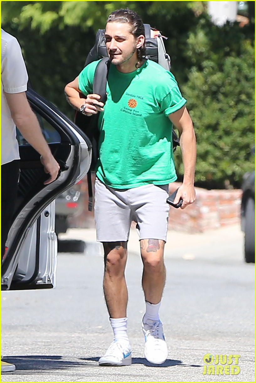 shia labeouf gets ready for an adventerous friday outing 013762021