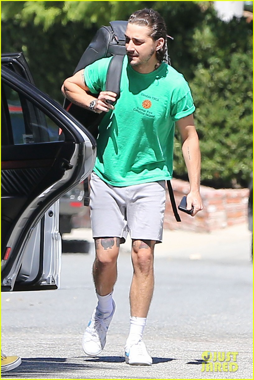 shia labeouf gets ready for an adventerous friday outing 083762028