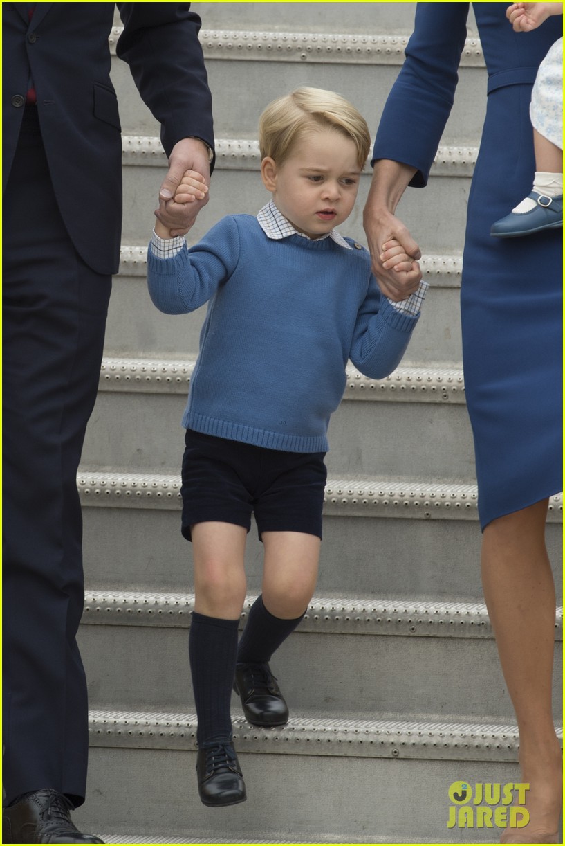 Prince William & Kate Middleton Arrive in Canada With Prince