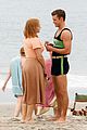 justin timberlake and kate winslet film a beach scene for woody allen movie 06